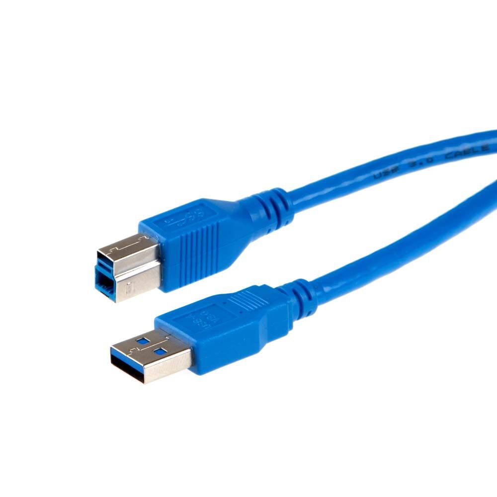 USB 3.0 Kabel AB 5m BLAU