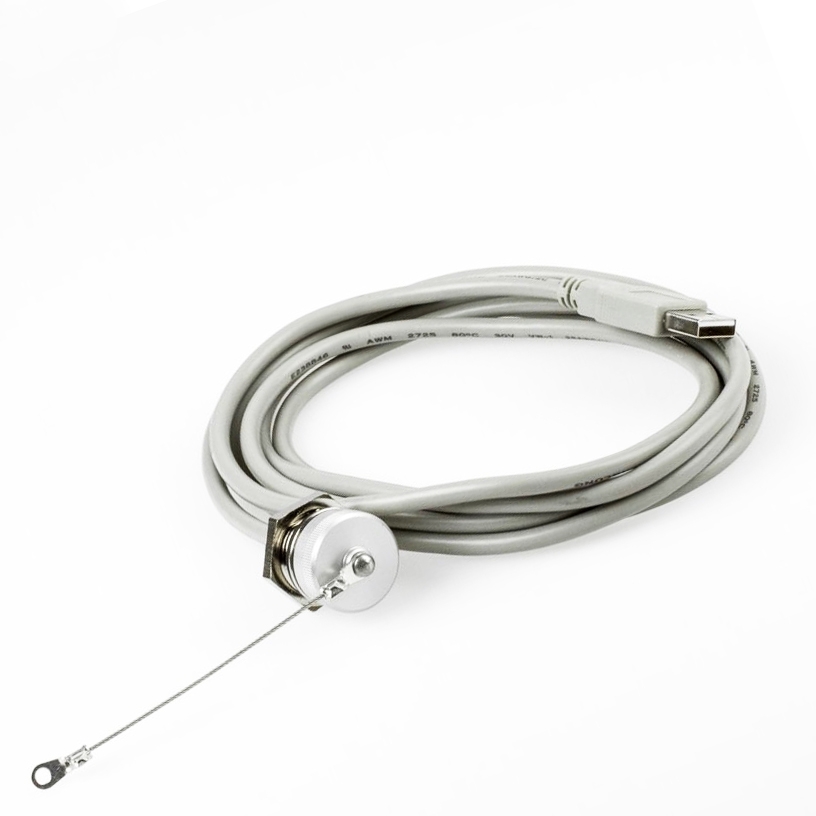 USB 2.0 Montagekabel A-Buchse mit Kappe IP67 auf A-Stecker 2m
