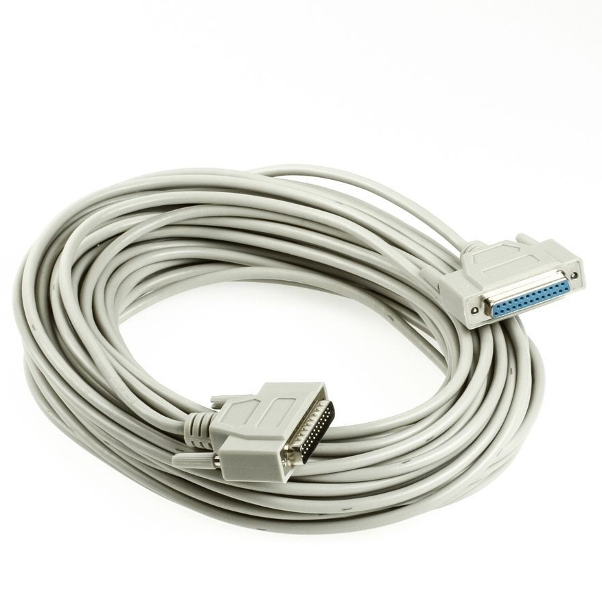Datenkabel DSub-25 Stecker-Buchse 1-zu-1 20m