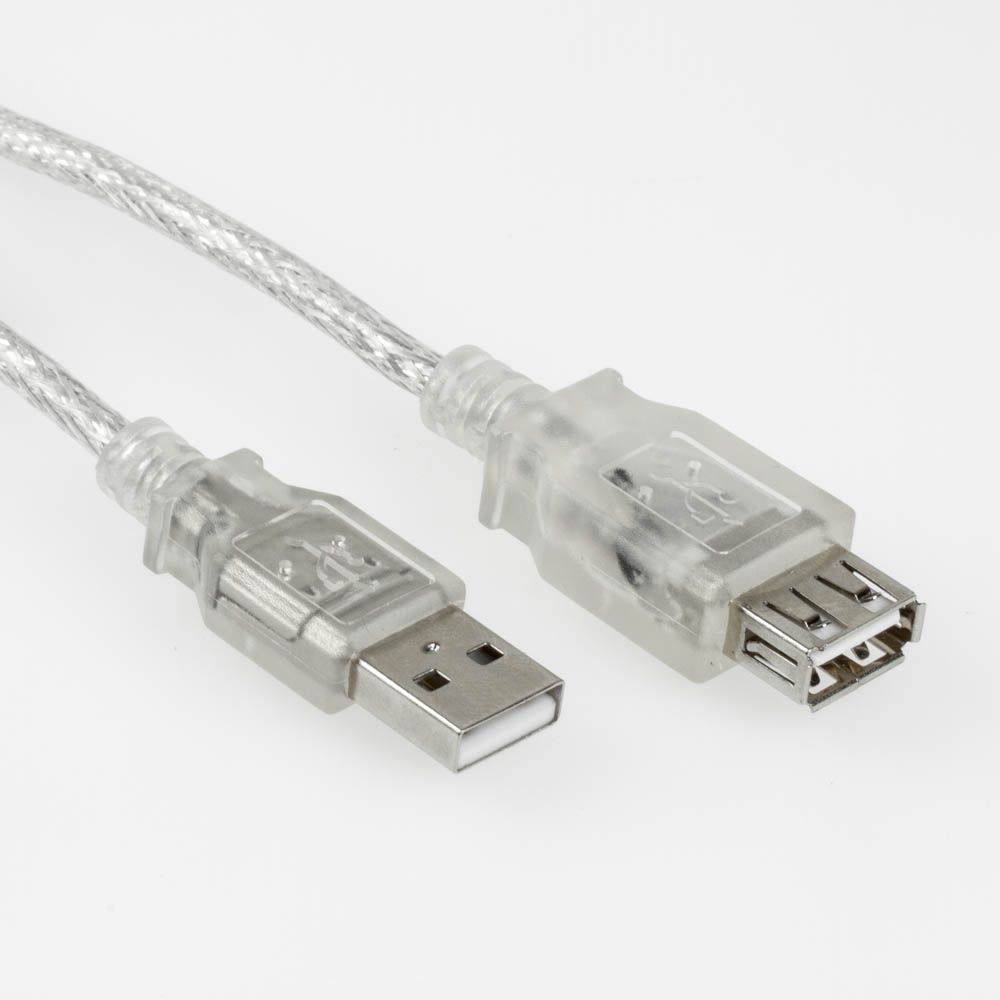 USB 2.0 Verlängerung AA mit FERRITKERN 3m
