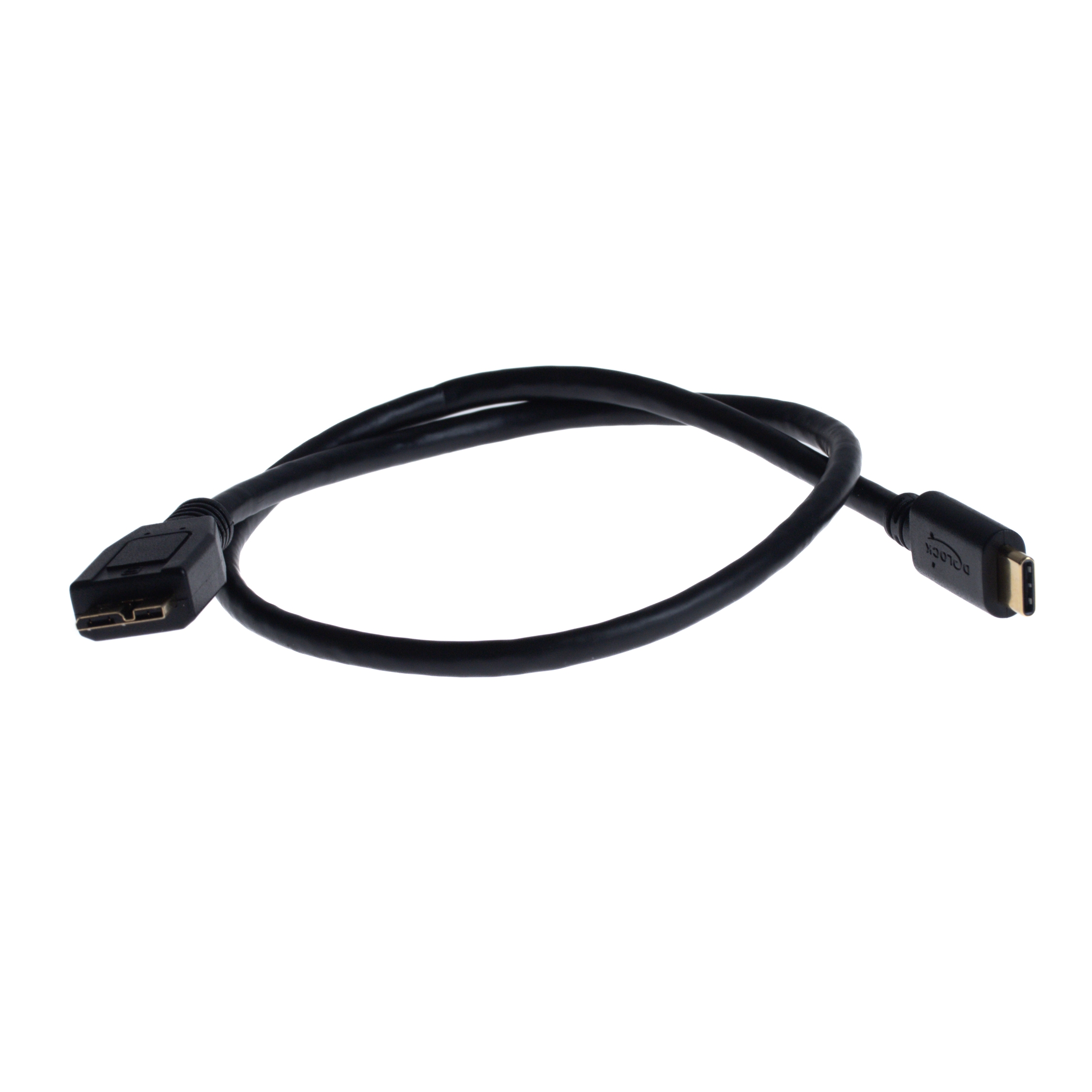 USB-Kabel Type-C™ Stecker auf USB 3.0 Micro B Stecker 50cm