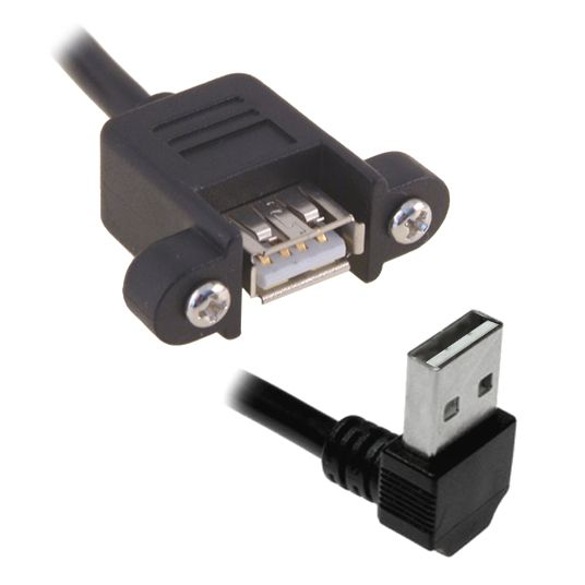 USB-Montagekabel Aw Am gewinkelt OBEN 20cm