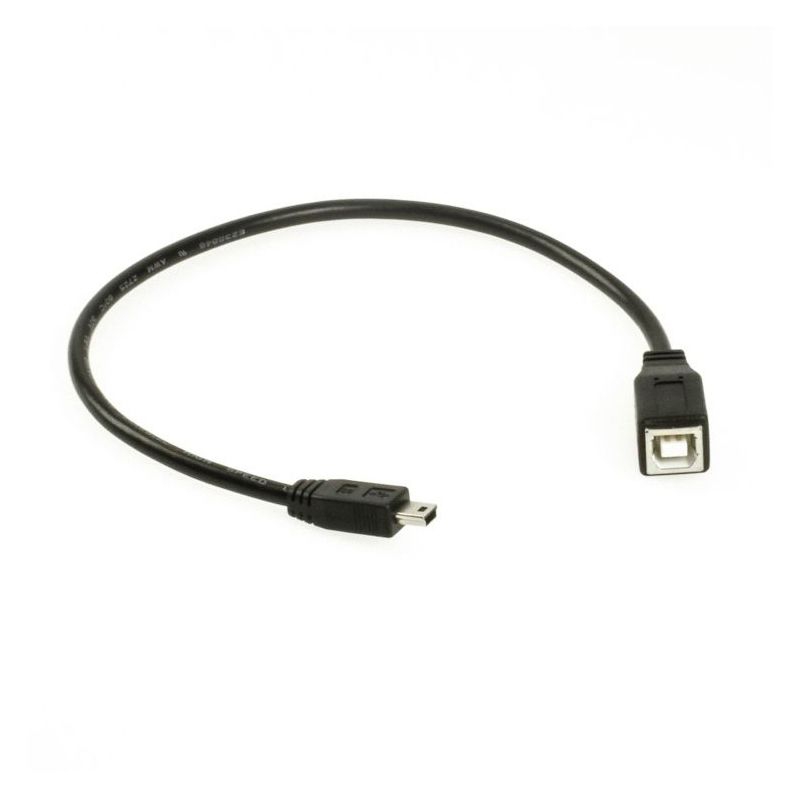USB-Adapterkabel mit B-Buchse auf Mini-B-Stecker 35cm