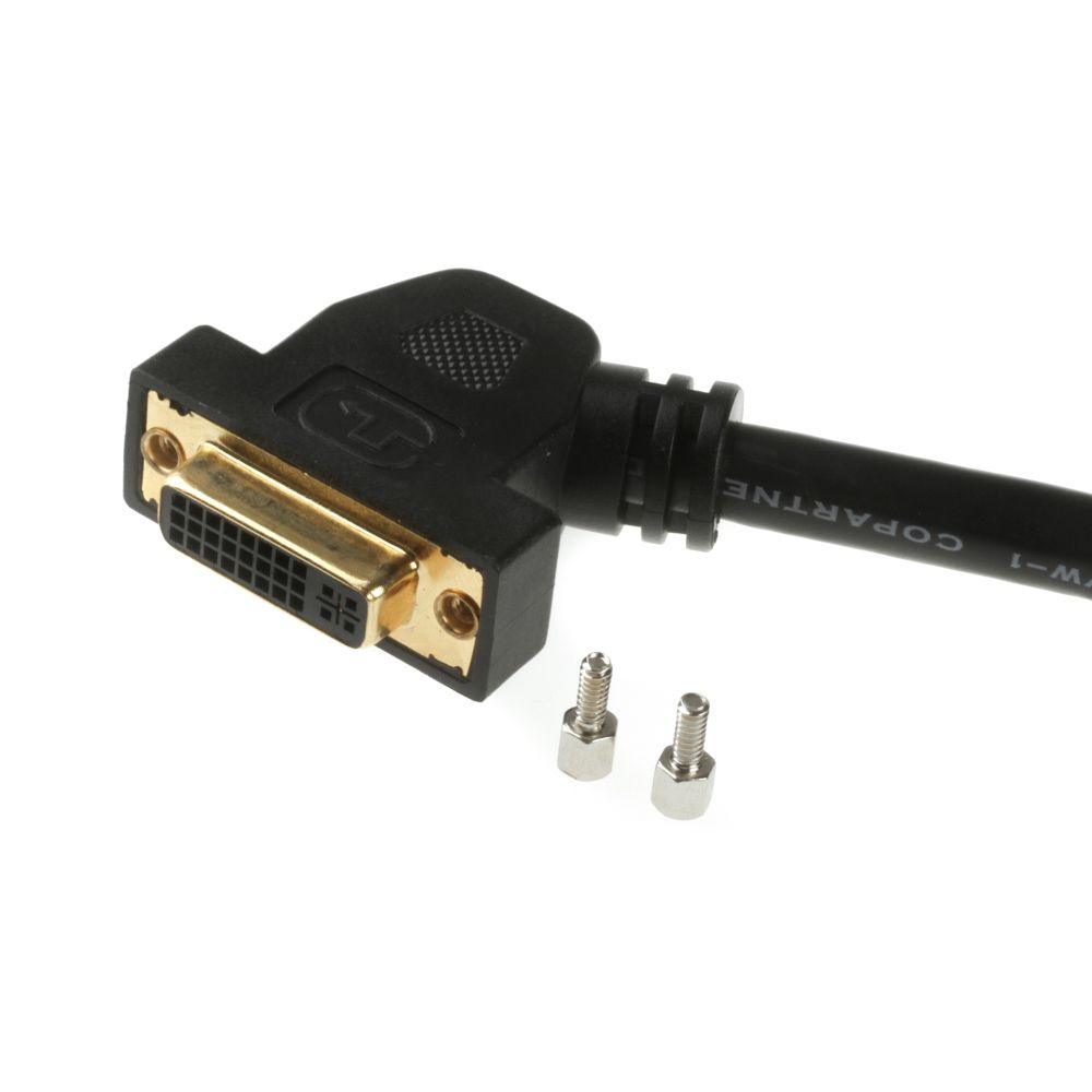 Montagebuchse DVI für Einbau 2x DVI 24+5 Buchse GOLD mit Kabel 20cm Montagebuchse DVI für Einbau 2x DVI 24+5 Buchse GOLD mit Kabel 20cm