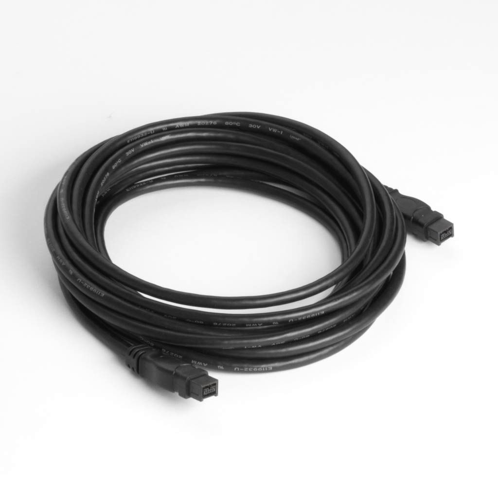 Firewire 800 Kabel 9-polig auf 9-polig SCHWARZ 5m