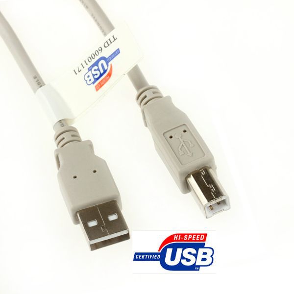 USB-Kabel AB AWG28-1P AWG24-2C zertifiziert 5m USB-Kabel AB AWG28-1P AWG24-2C zertifiziert 5m