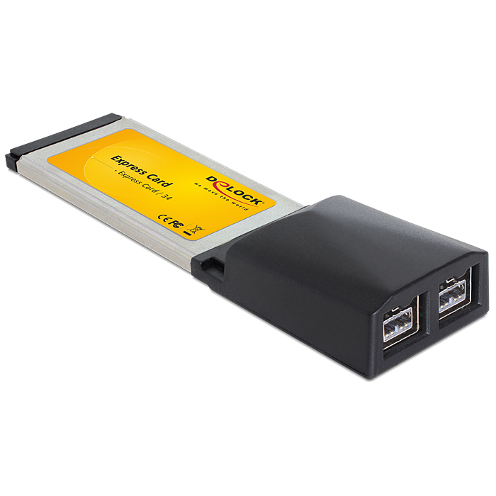 ExpressCard Firewire 800 mit Texas Instruments Chipset 34mm ExpressCard Firewire 800 mit Texas Instruments Chipset 34mm