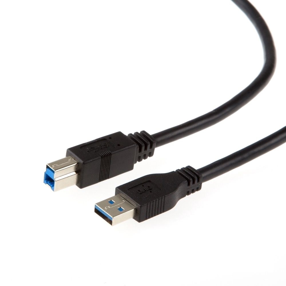 USB 3.0 Kabel AB Qualität PREMIUM+ mit dickeren Kupferadern AWG26/28/22, 5m