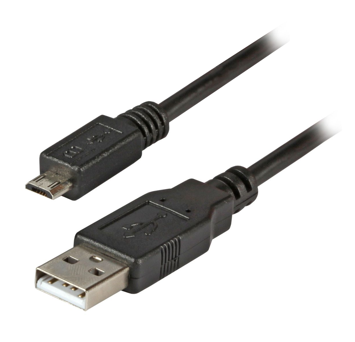 MICRO USB 2.0 Kabel, Stecker USB A an Micro B, 50cm