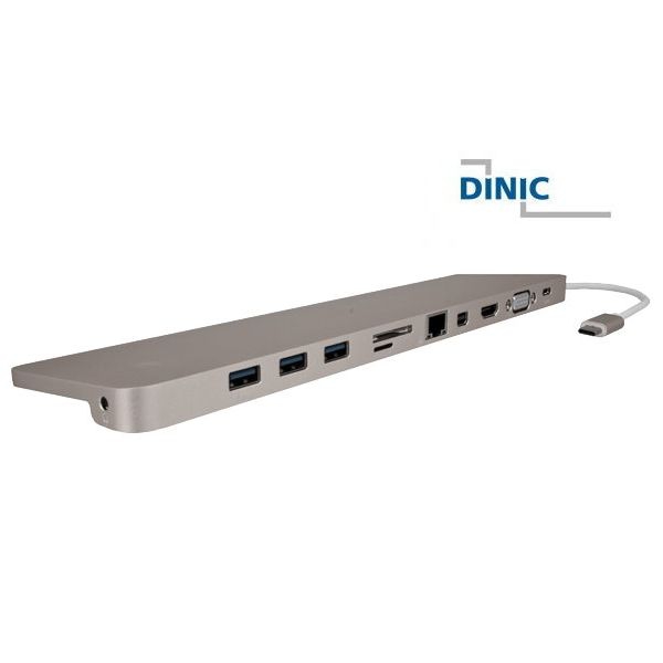 USB C 3.1 Docking-Station von DINIC USB C 3.1 Docking-Station von DINIC