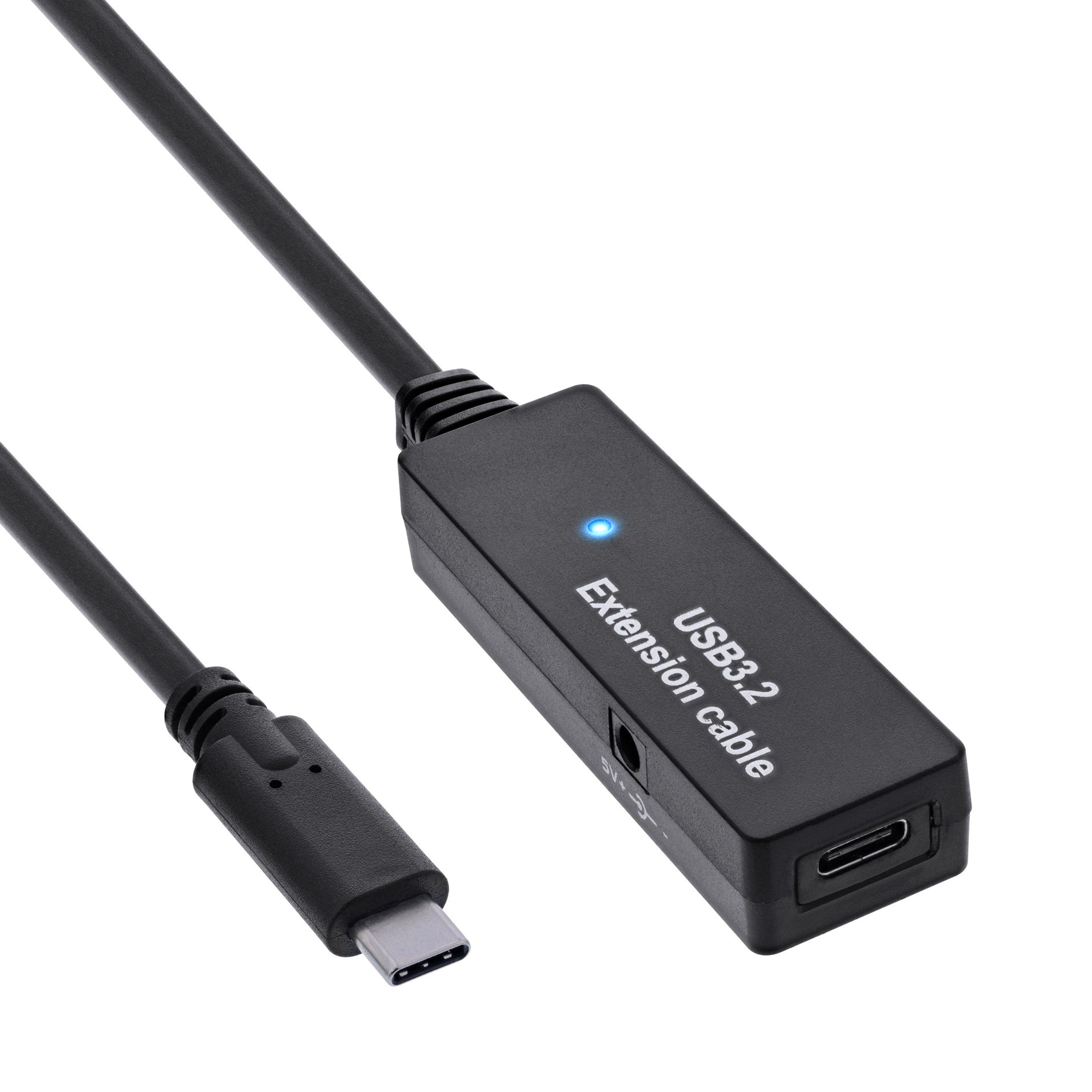 Aktive USB-Verlängerung C auf C, 5 Gbit/s, 5m
