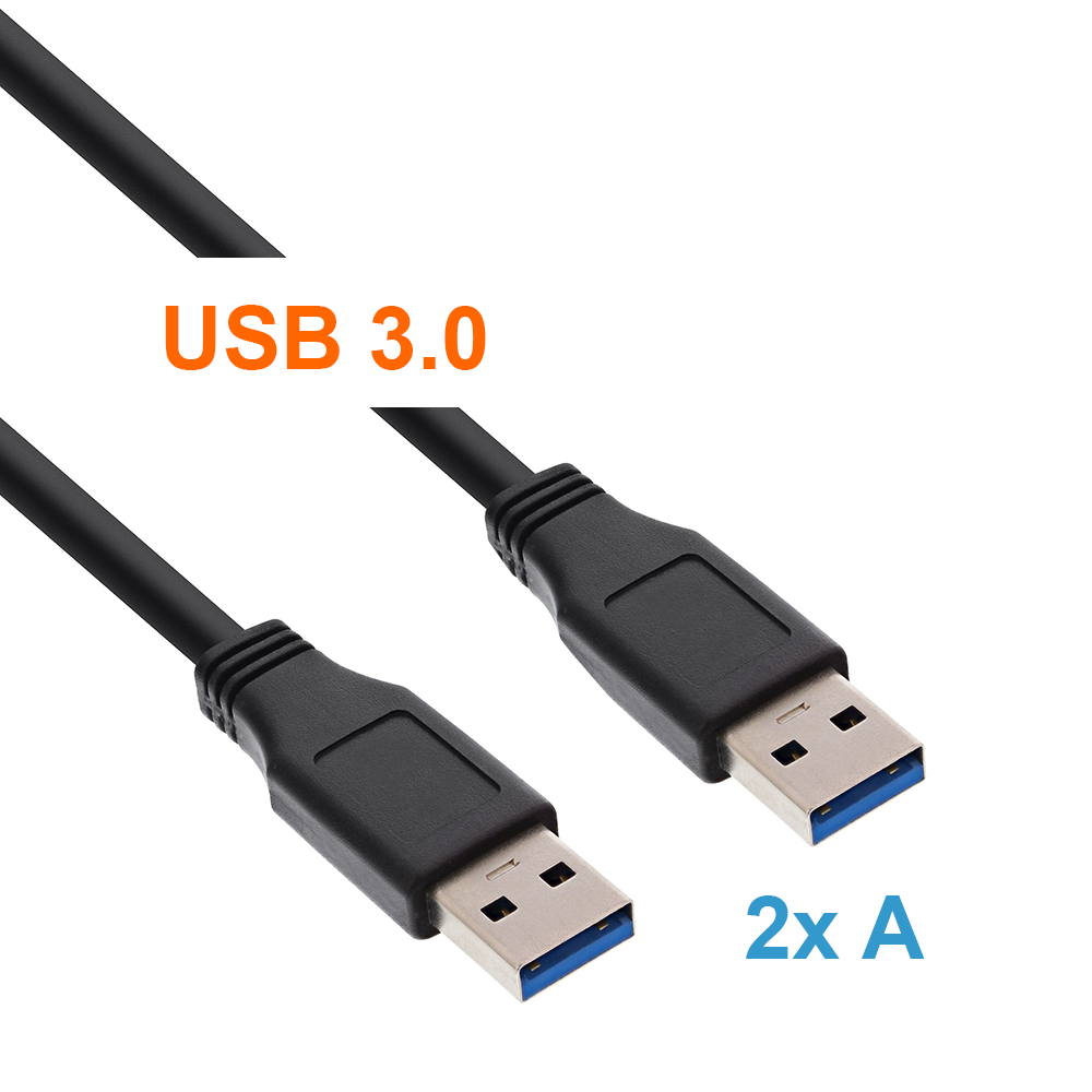Spezielles USB 3.0 Kabel mit 2x A Stecker 2m Spezielles USB 3.0 Kabel mit 2x A Stecker 2m