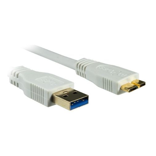 MICRO USB 3.0 Kabel A auf Micro B PREMIUM 2m weiss MICRO USB 3.0 Kabel A auf Micro B PREMIUM 2m weiss