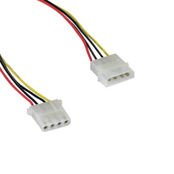 PC-interne Stromverlängerung 5V+12V, Typ 5.25", 50cm PC-interne Stromverlängerung 5V+12V, Typ 5.25", 50cm