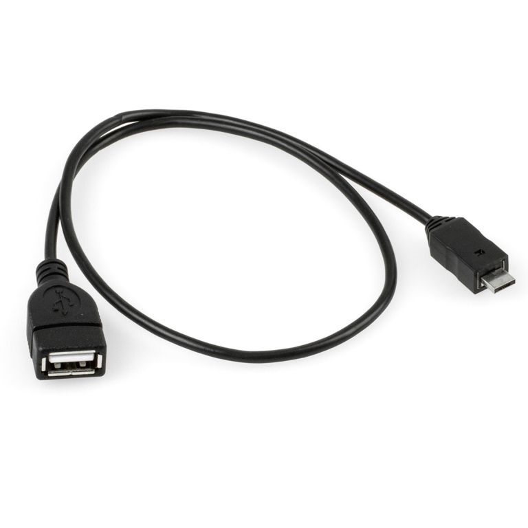 USB-Adapterkabel MICRO-A-Stecker an A-Buchse 50cm USB-Adapterkabel MICRO-A-Stecker an A-Buchse 50cm
