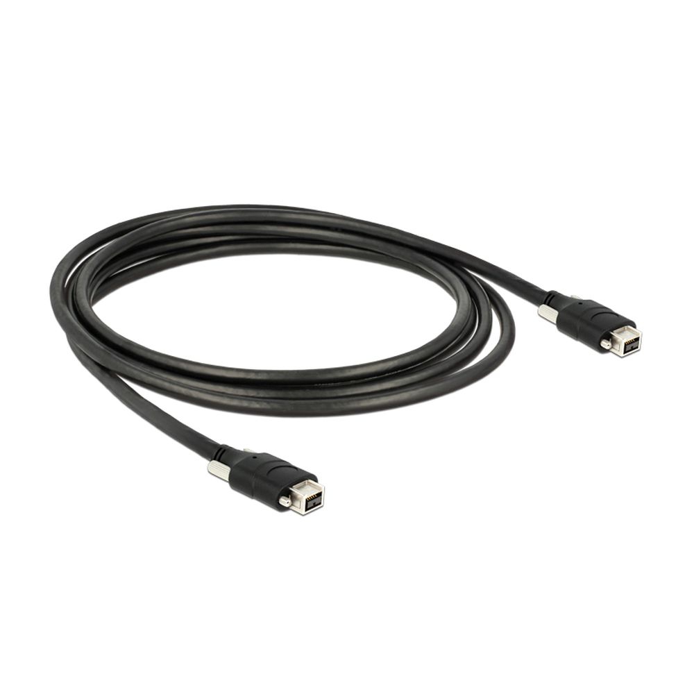 Firewire 800 Kabel mit Schrauben PREMIUM-Qualität 2x 9-polig 3m