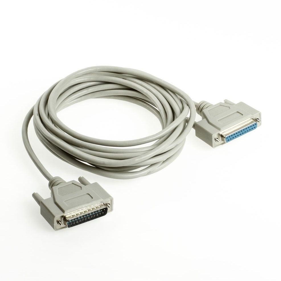 Datenkabel DSub-25 Stecker-Buchse 1-zu-1 5m Datenkabel DSub-25 Stecker-Buchse 1-zu-1 5m