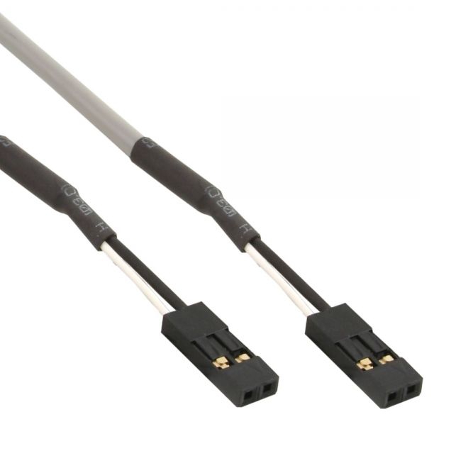 Internes Kabel beidseitig mit 2-Pol Boardstecker, 2.54mm Lochabstand, 65cm Internes Kabel beidseitig mit 2-Pol Boardstecker, 2.54mm Lochabstand, 65cm