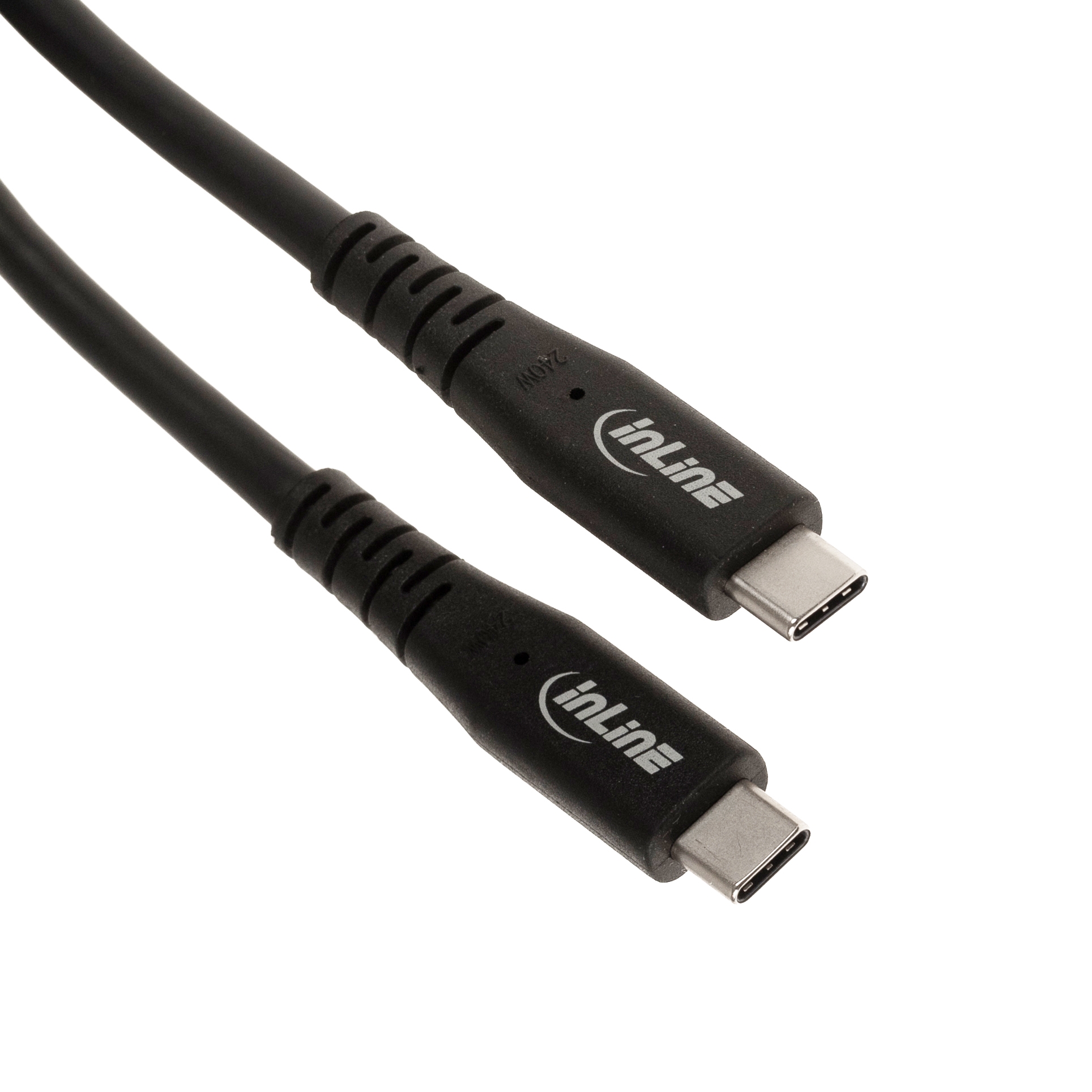 USB 4.0 Kabel, 2x Type-C™ Stecker, 40 Gbps, PD 240 Watt, 8K, TPE, 1m USB 4.0 Kabel, 2x Type-C™ Stecker, 40 Gbps, PD 240 Watt, 8K, TPE, 1m