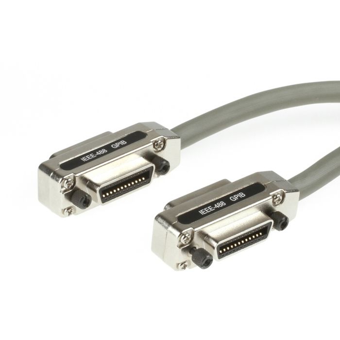 Kurzes IEEE-488-Bus-Kabel GPIB 2x Cen-24 Stecker/Buchse 50cm Kurzes IEEE-488-Bus-Kabel GPIB 2x Cen-24 Stecker/Buchse 50cm