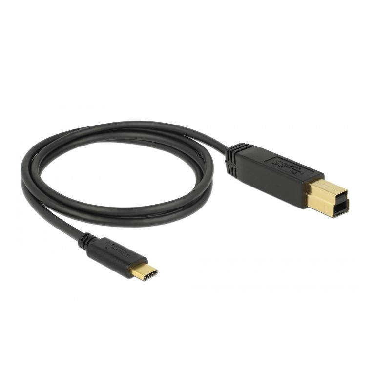 USB-Kabel Type-C™ Stecker auf USB 3.0 B Stecker 1m