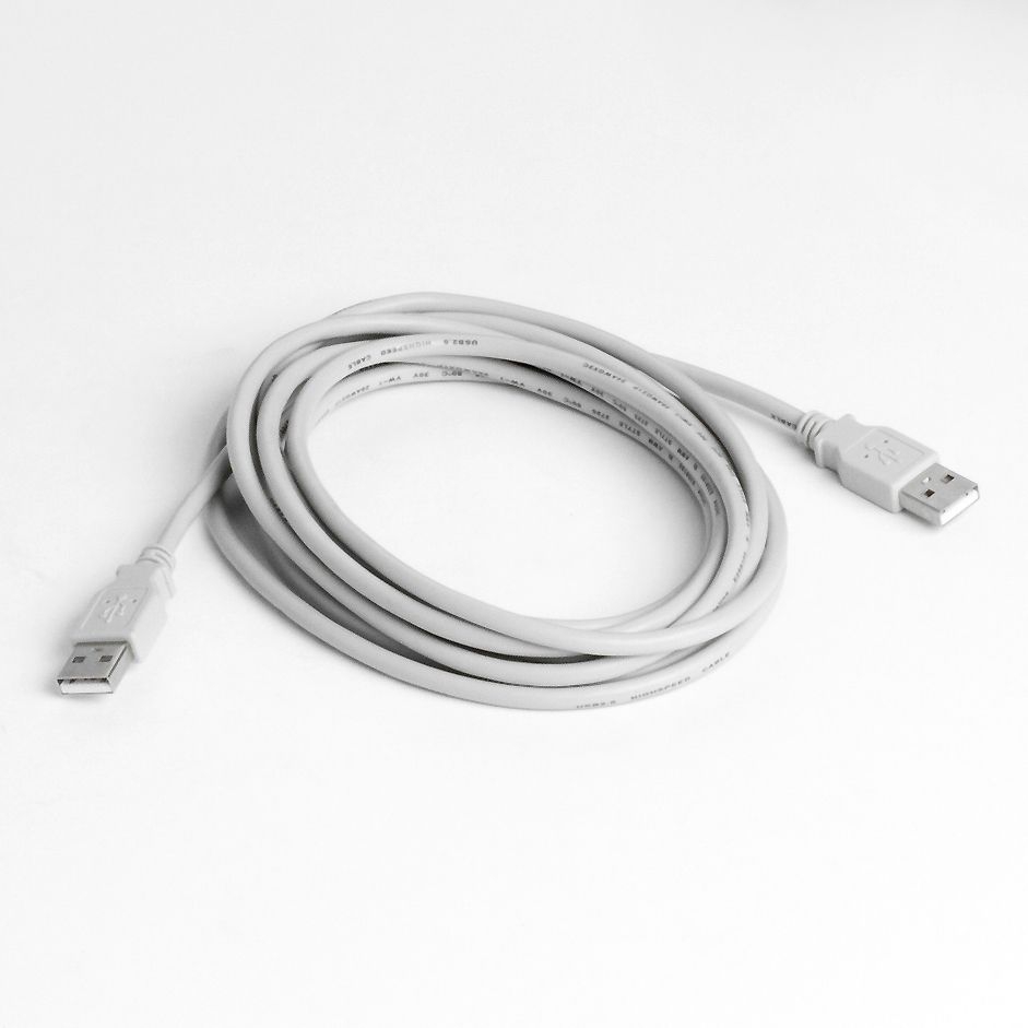 USB 2.0 Spezialkabel mit 2x A Stecker 3m GRAU USB 2.0 Spezialkabel mit 2x A Stecker 3m GRAU