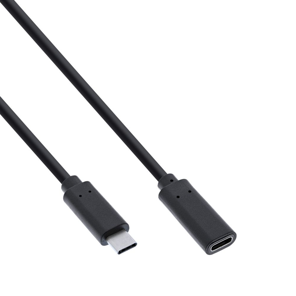 USB-Verlängerungskabel Type-C™ Stecker-Buchse, 10Gbps, 3A, 50cm