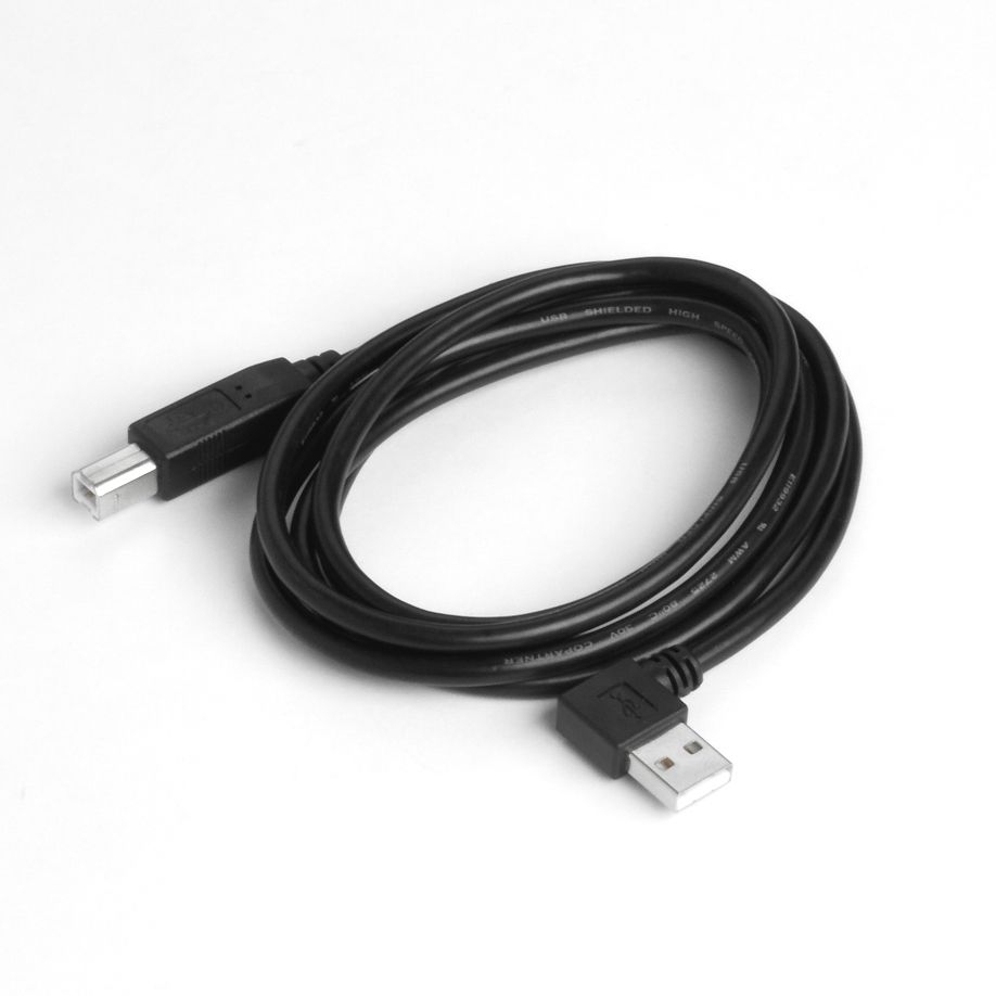 USB-Kabel Stecker A abgewinkelt LINKS 150cm