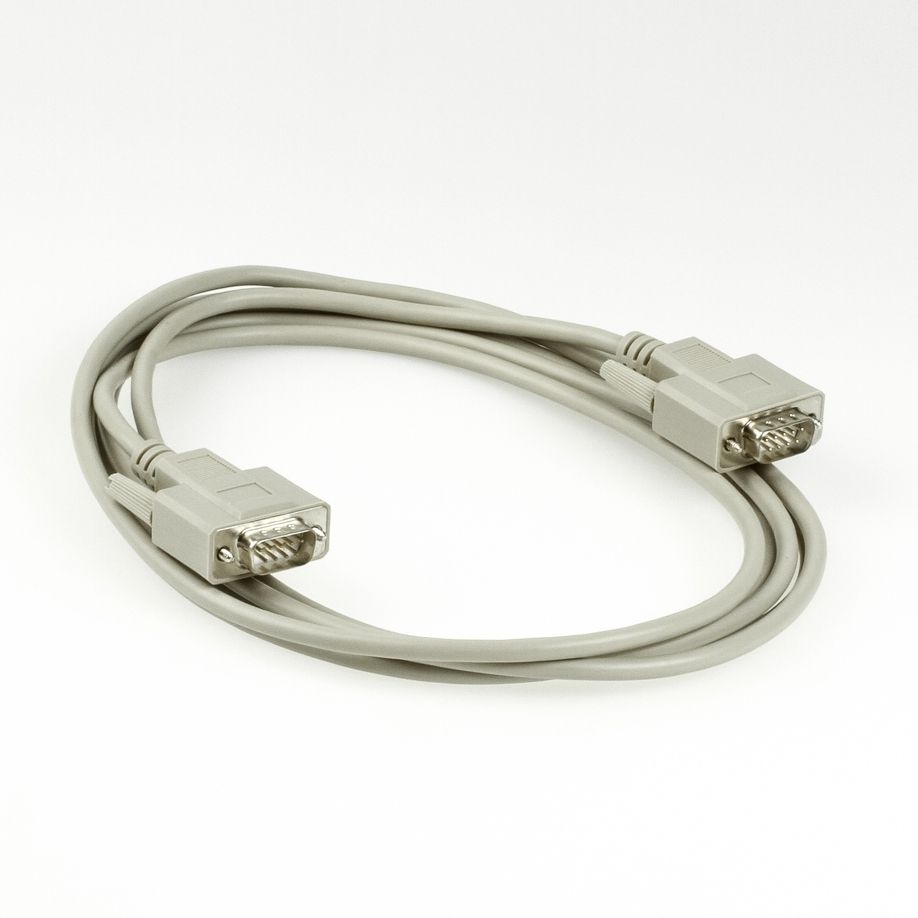 Serielles Kabel mit 2x DSub-9 männlich, 3m, z.B. für RS232 Serielles Kabel mit 2x DSub-9 männlich, 3m, z.B. für RS232