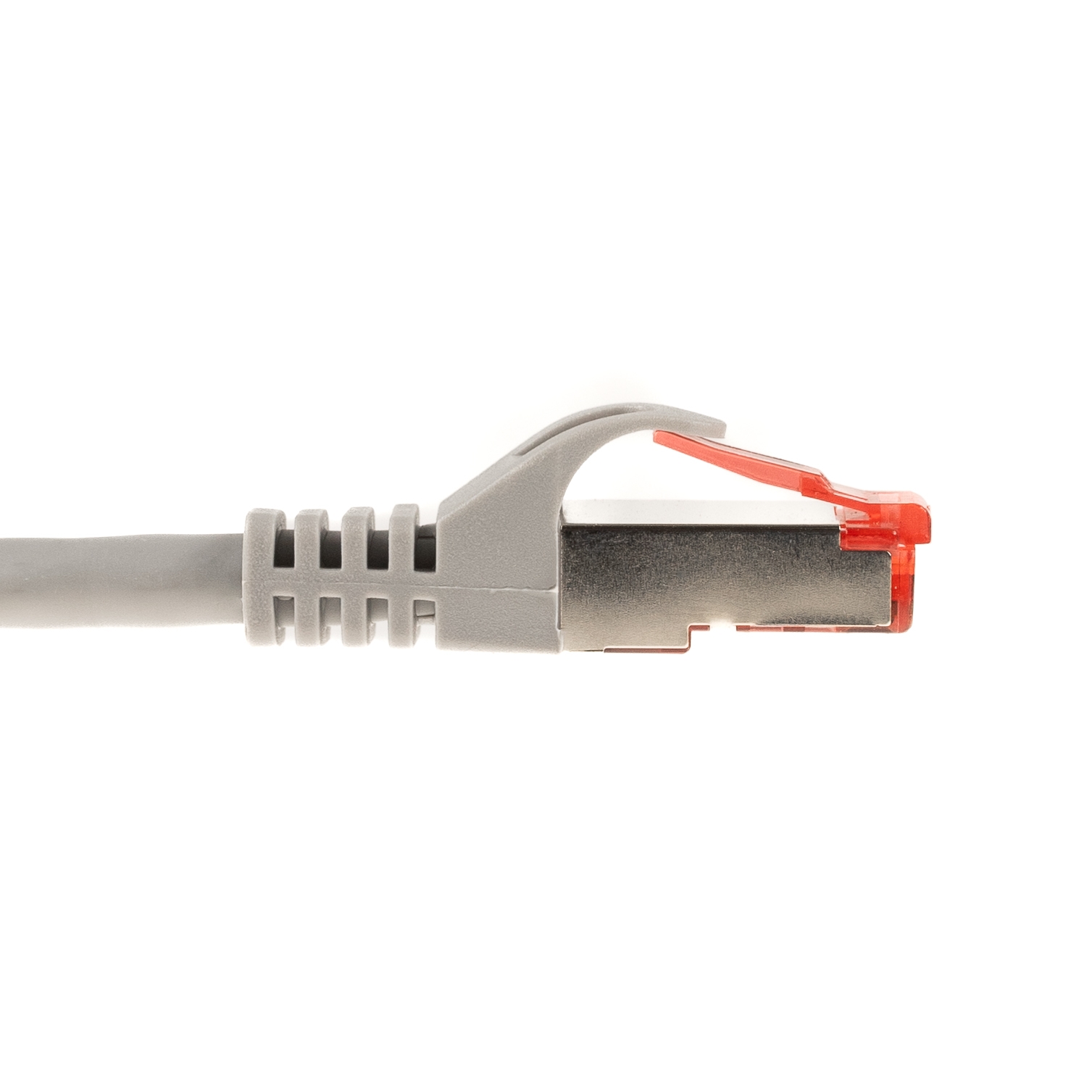 Cat.6 Netzwerkkabel PREMIUM Qualität S/FTP (PIMF) 250Mhz grau 25cm