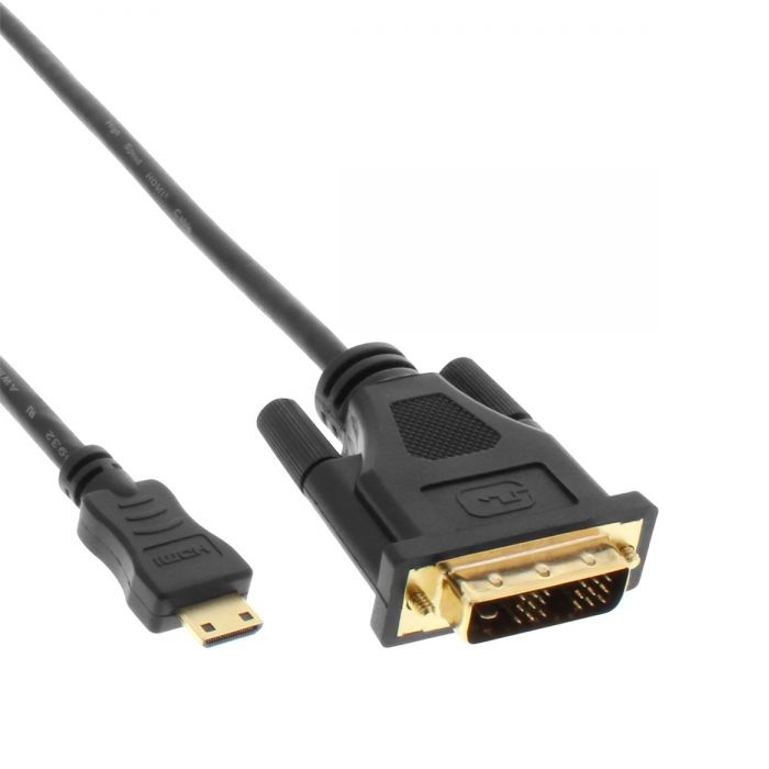 Kabel Mini HDMI (C) auf DVI 2m