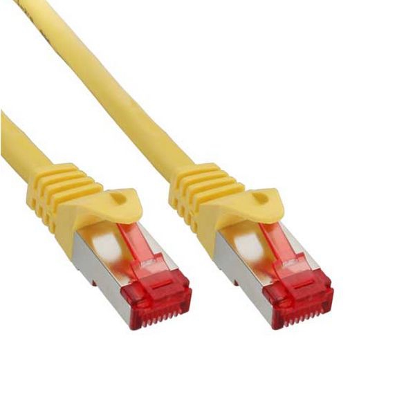 Cat.6 Netzwerkkabel PREMIUM Qualität S/FTP (PIMF) gelb 50cm