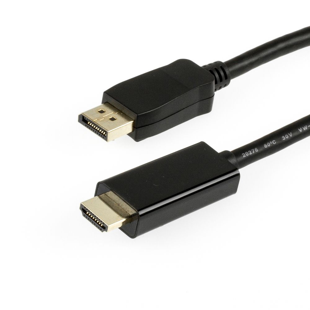Kabel DisplayPort an HDMI 1m