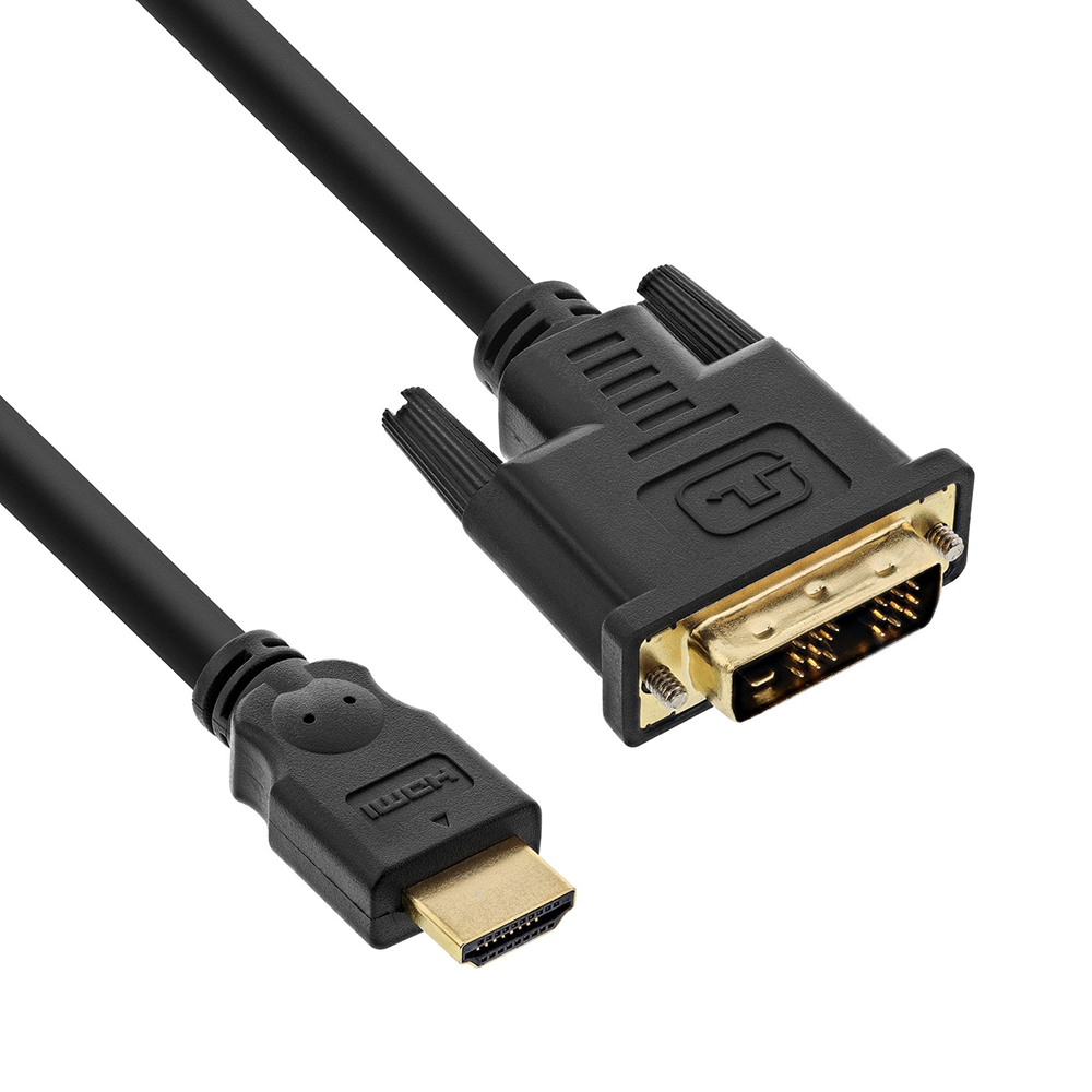 Adapterkabel HDMI auf DVI, DVI-Steckertyp 18+1, PREMIUM, 2m