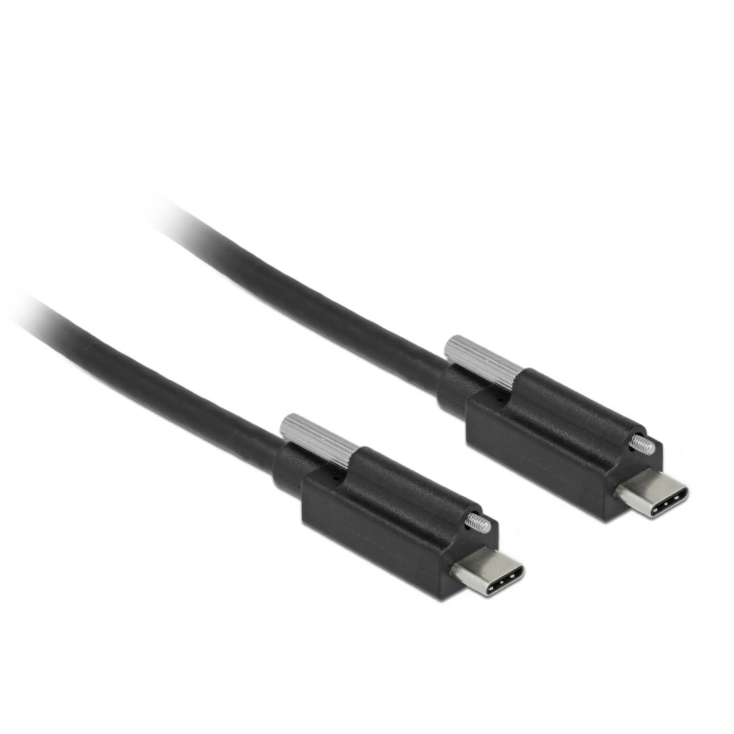 USB Type-C™ Kabel anschaubbar, C auf C, 10Gbps, 3A, 1m