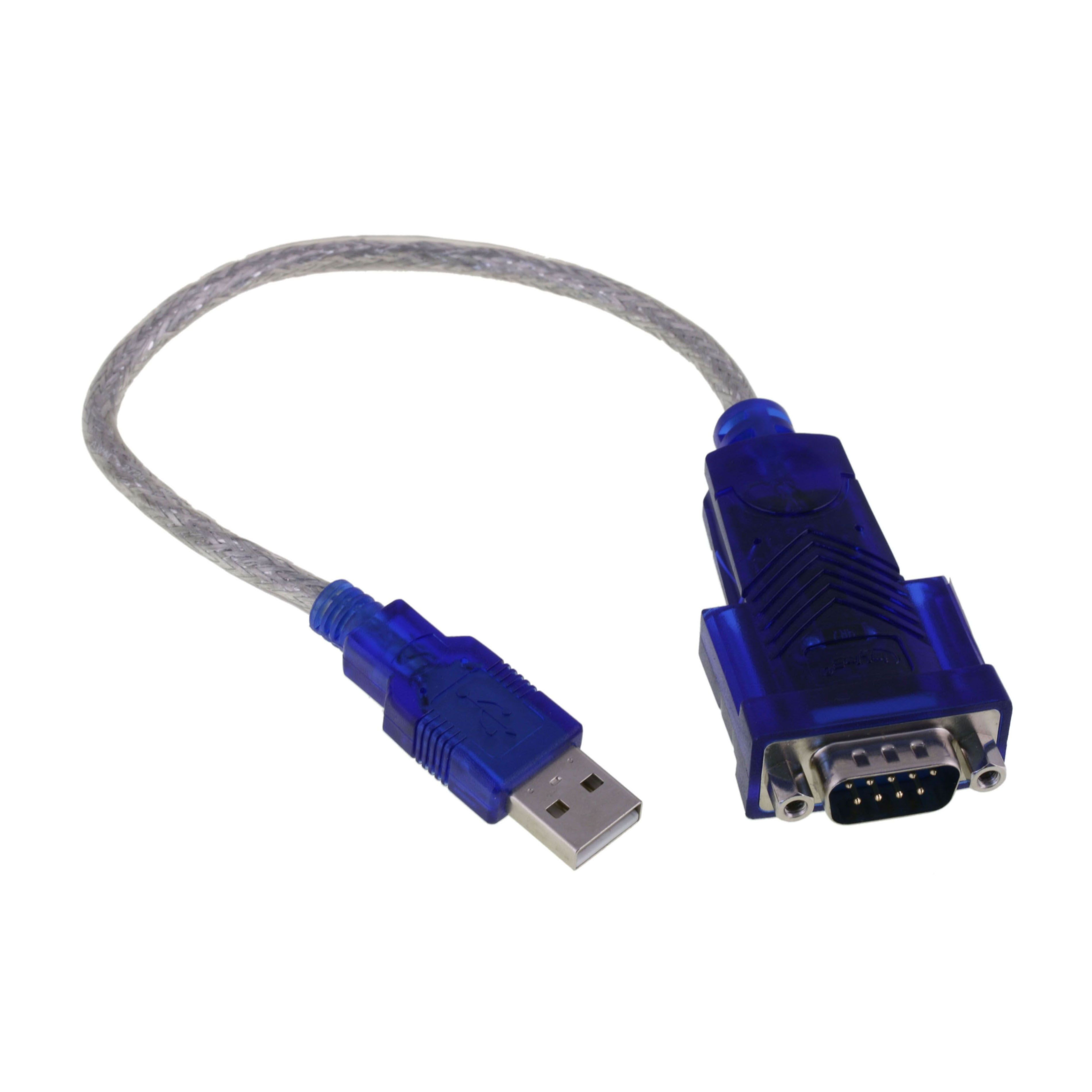 USB Seriell Adapter RS232 DSub-9m 30cm mit PROLIFIC-Chip PL-2303