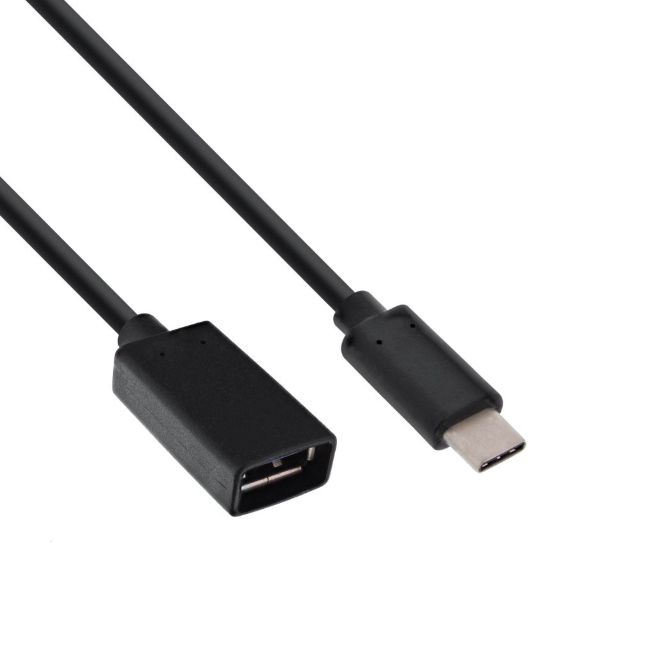 Kabel USB 3.1 Type-C™ Stecker an A Buchse, USB 3.1 Gen.2, 10Gbps, 15cm Kabel USB 3.1 Type-C™ Stecker an A Buchse, USB 3.1 Gen.2, 10Gbps, 15cm