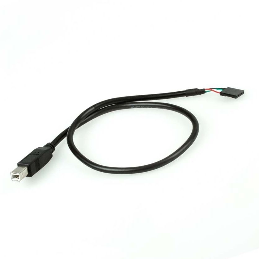 USB 2.0 Kabel, B-Stecker auf 5-poligen Boardstecker, 50cm USB 2.0 Kabel, B-Stecker auf 5-poligen Boardstecker, 50cm