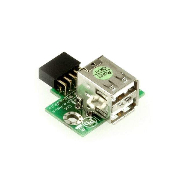 Adapter 2x USB A weiblich an USB Mainboard-Pins Adapter 2x USB A weiblich an USB Mainboard-Pins