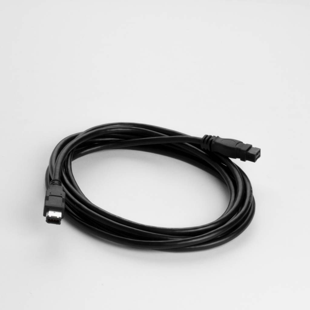 Firewirekabel 9-polig auf 6-polig 3m SCHWARZ Firewirekabel 9-polig auf 6-polig 3m SCHWARZ