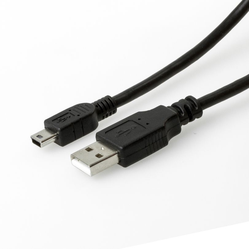 USB 2.0 Kabel mit Stecker A an Mini B, 3m USB 2.0 Kabel mit Stecker A an Mini B, 3m