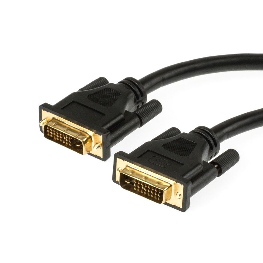 DVI-Kabel DVI-D DUAL-LINK 24+1 3m SCHWARZ DVI-Kabel DVI-D DUAL-LINK 24+1 3m SCHWARZ