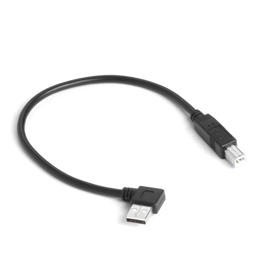 USB-Kabel Stecker A abgewinkelt LINKS 30cm