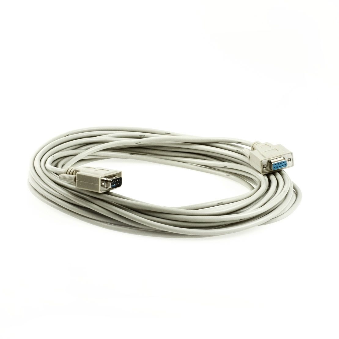Serielles Kabel DSub-9-Stecker an DSub-9-Buchse, 15m, z.B. für RS232 Serielles Kabel DSub-9-Stecker an DSub-9-Buchse, 15m, z.B. für RS232