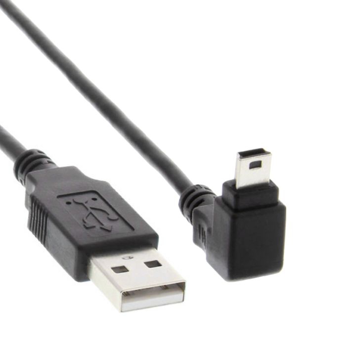 USB-Kabel A auf Mini-B WINKEL NACH OBEN 30cm