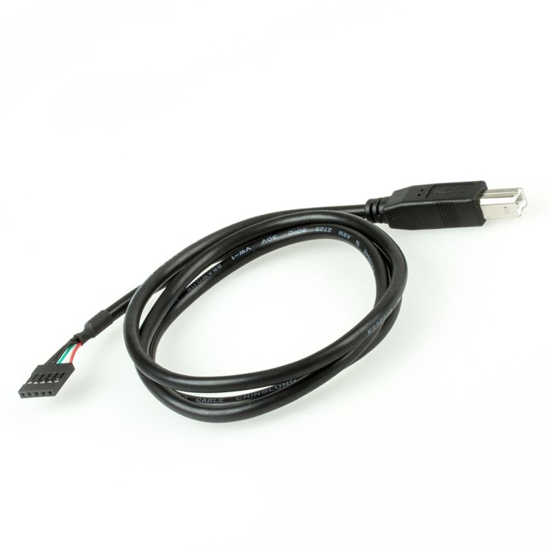 USB 2.0 Kabel, B-Stecker auf 5-poligen Boardstecker, 1m USB 2.0 Kabel, B-Stecker auf 5-poligen Boardstecker, 1m