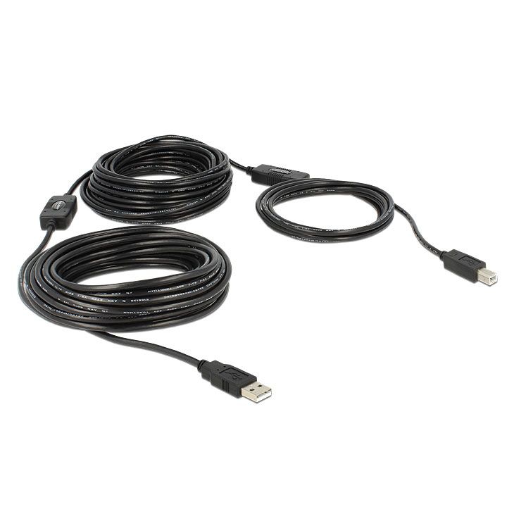 USB 2.0 Kabel AB aktiv mit Repeater BOOSTER 20m USB 2.0 Kabel AB aktiv mit Repeater BOOSTER 20m