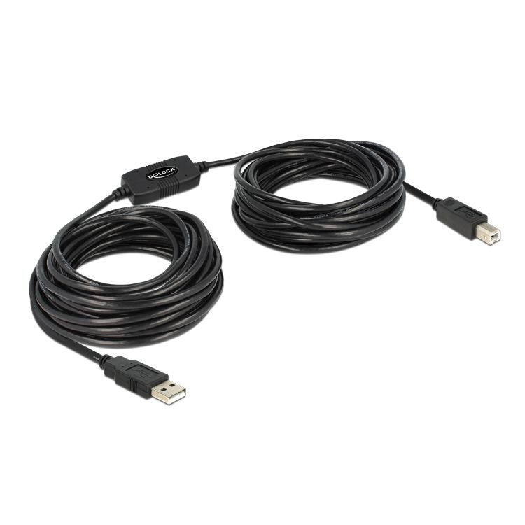 USB 2.0 Kabel AB aktiv mit Repeater BOOSTER 11m USB 2.0 Kabel AB aktiv mit Repeater BOOSTER 11m