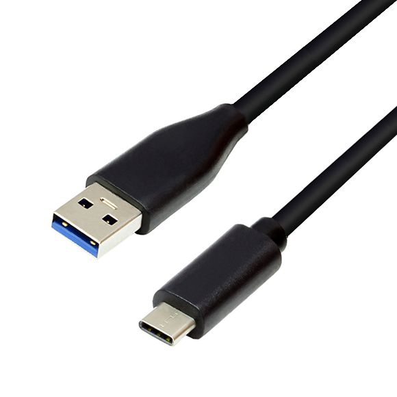 USB-Kabel Type-C™ Stecker auf USB 3.0 A Stecker, 5Gbps, 3A, 1m