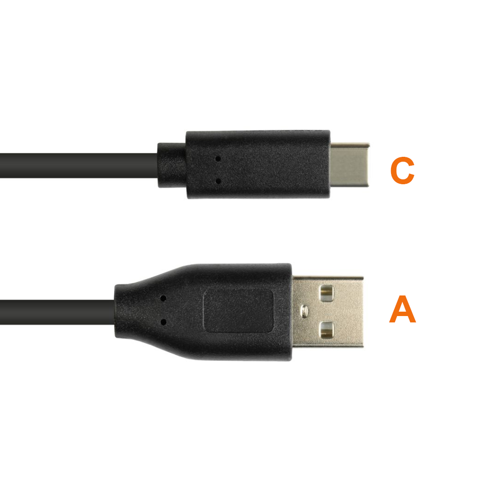 USB-Kabel Type-C™ Stecker auf USB 2.0 A Stecker 5m
